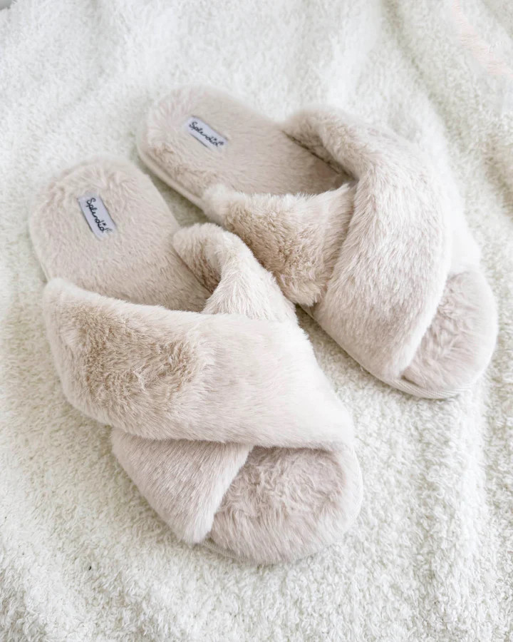 Ivory Criss Cross Slipper | Splendid | Splendid