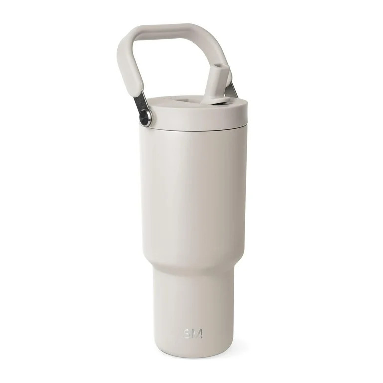 Simple Modern 30 fl oz Insulated Stainless Steel Trek Pivot Tumbler with Straw Lid and Top Handle... | Walmart (US)