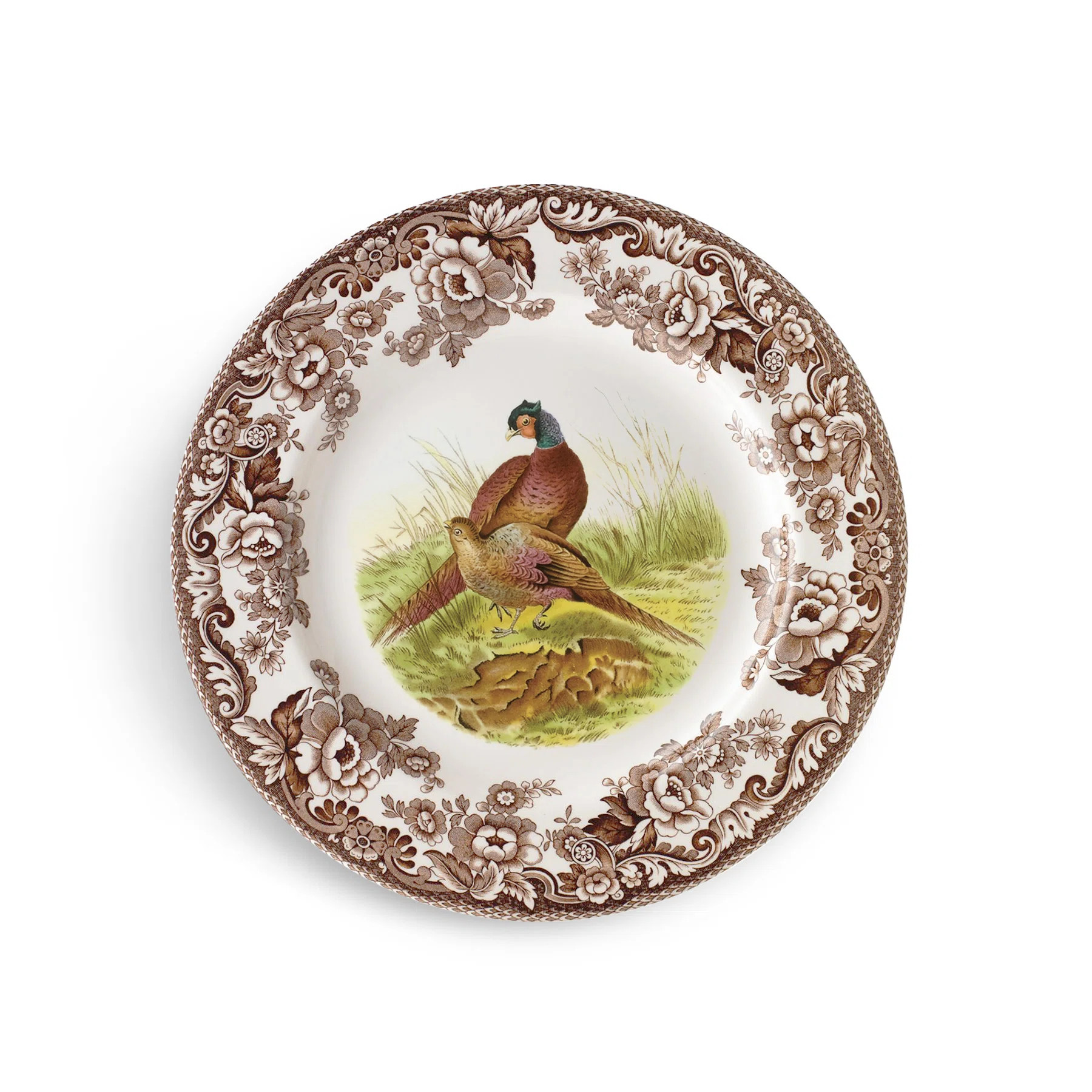 Spode Woodland Soup Plate 9" Pheasant | Wayfair North America