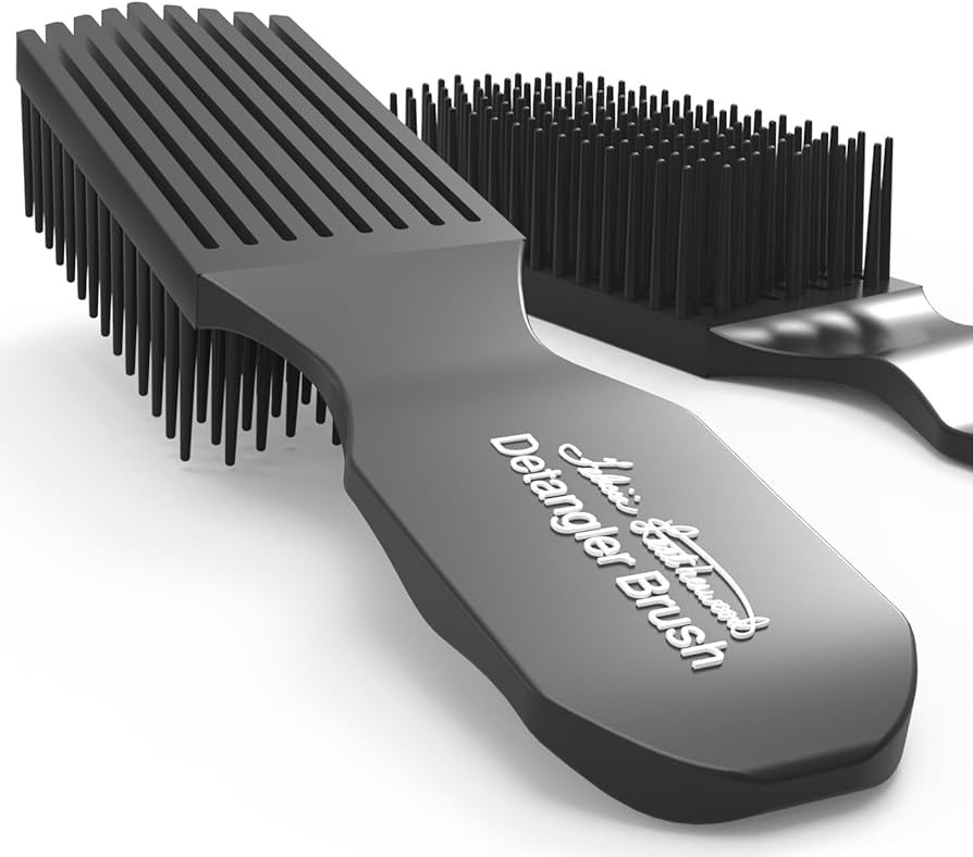 Black Detangler Brush by Felicia Leatherwood - For Kinky, Curly, Wavy 4c or Straight Hair - Tame ... | Amazon (US)