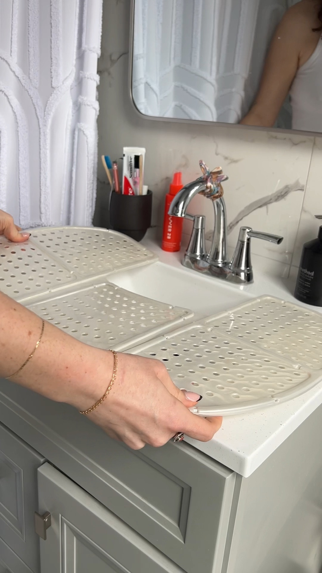 amazon sink topper! 

#LTKbeauty #LTKhome