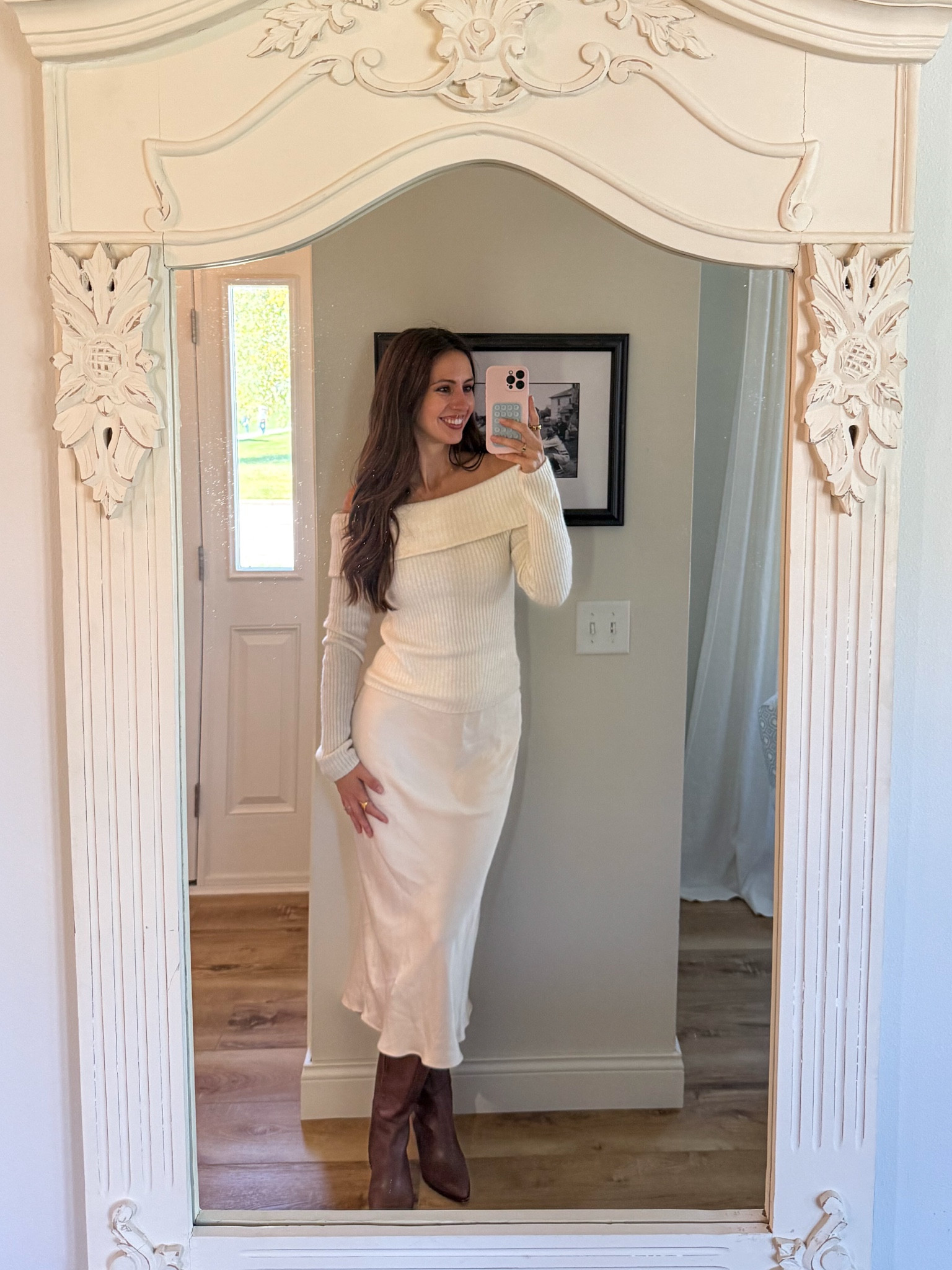 off the shoulder sweater, H&M sweater, tall boots, Fall fashion, fall outfit, fall outfit idea, fall outfit inspo, fall sweater, fall boots 

#LTKSeasonal #LTKStyleTip #LTKShoeCrush