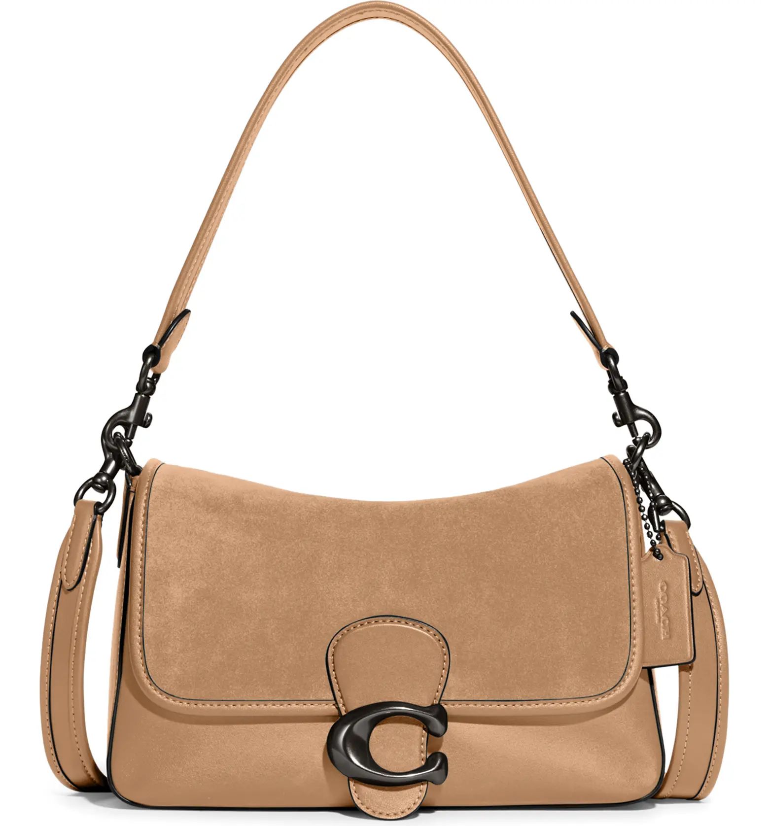 Leather & Suede Shoulder Bag | Nordstrom