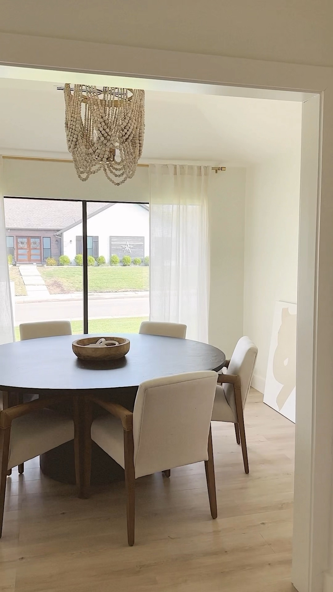 Dining room progress, before & after! 

Linked a ton of similar table options that I actually love more than this one  (I wish we would’ve done a lighter color for a softer look)!

Home decor, home transformation, home renovation, minimal style, interior design

#LTKVideo #LTKSaleAlert #LTKHome