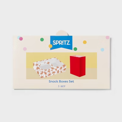 3ct Christmas Gingerbread Movie Snack Box - Spritz™ | Target