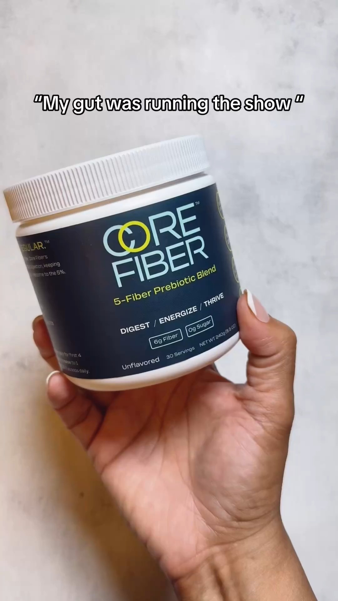 Your gut runs the show — give it what it needs ✨ #HappyGut


#GutHealth #PrebioticFiber #DailyRitual #BloatRelief #TikTokMadeMeTryIt 


#LTKBeauty #LTKOver40 #LTKFindsUnder50