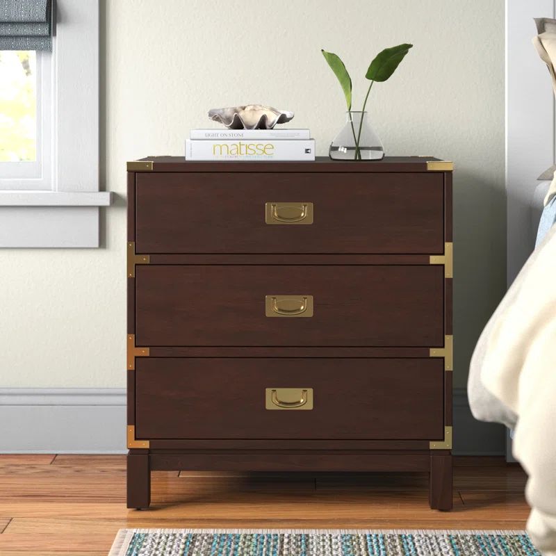 Gadberry Solid + Manufactured Wood Nightstand | Wayfair North America