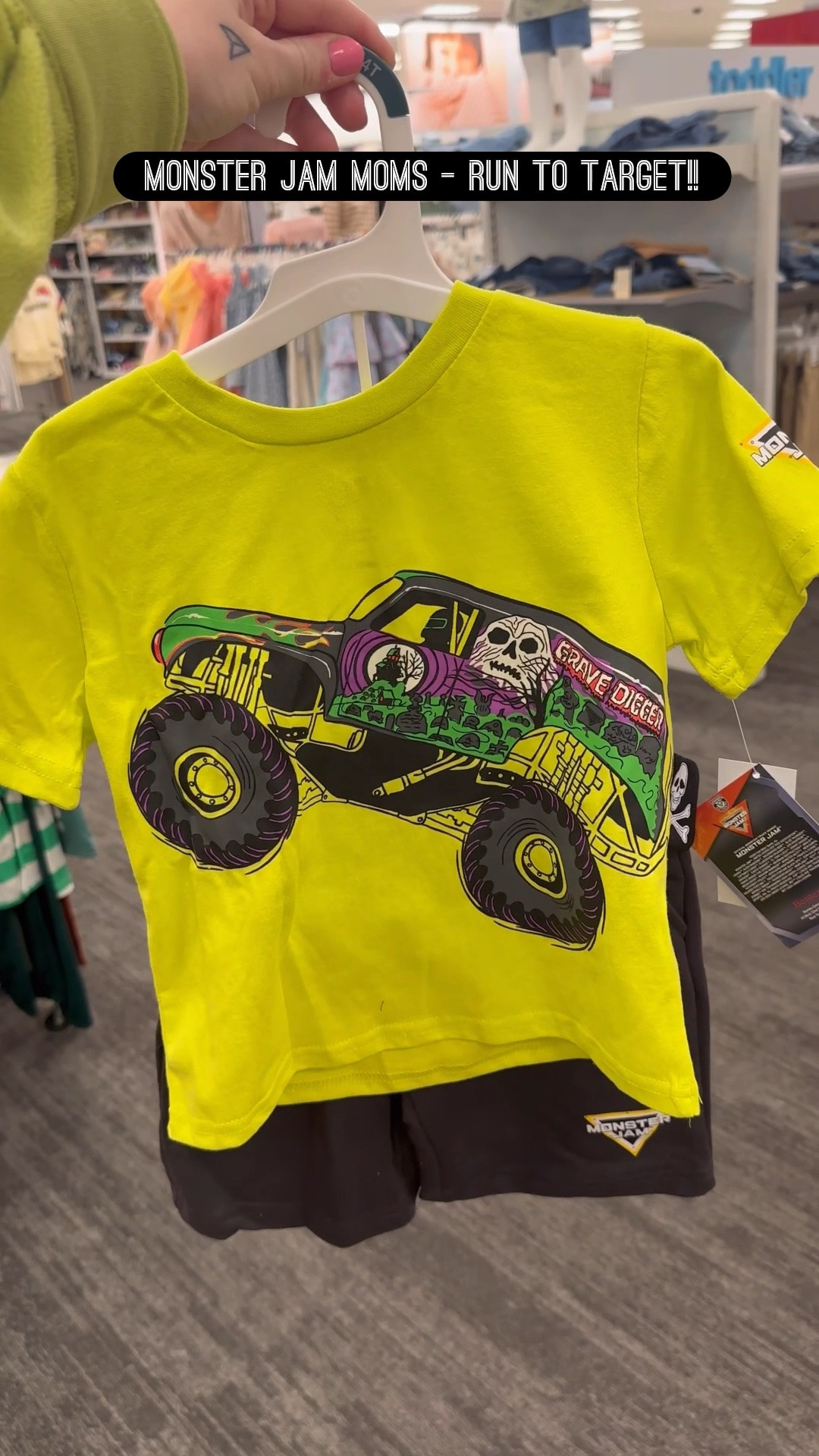 Monster Jam moms runnnn to target for these 2 piece sets!!! Only $15 and size 12m - 5T! I love the extra detail at the end of the trucks! 

#LTKKids #LTKmomlife
