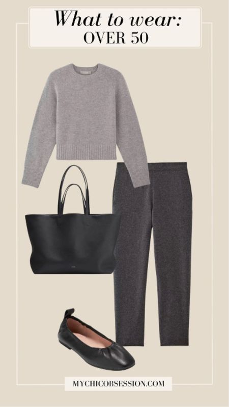 These flannel pull-on pants exemplify a laidback day when you still want to look stylish. Go for the monochrome route by pairing these trousers with a gray cashmere sweater. Accessorize with a leather tote and black ballet flats. 

#LTKSeasonal #LTKstyletip #LTKover40