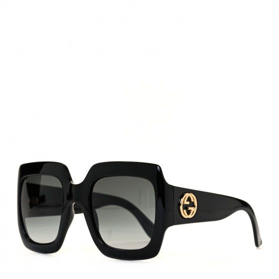 GUCCI

Acetate Square Frame Sunglasses GG0053S Black | Fashionphile