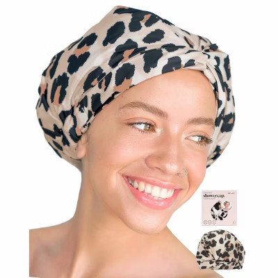 Kitsch Luxury Shower Cap - Leopard | Target