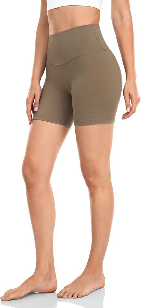 HeyNuts Essential Biker Shorts for Women, High Waisted Workout Compression Yoga Shorts 4''/ 6''/ ... | Amazon (US)