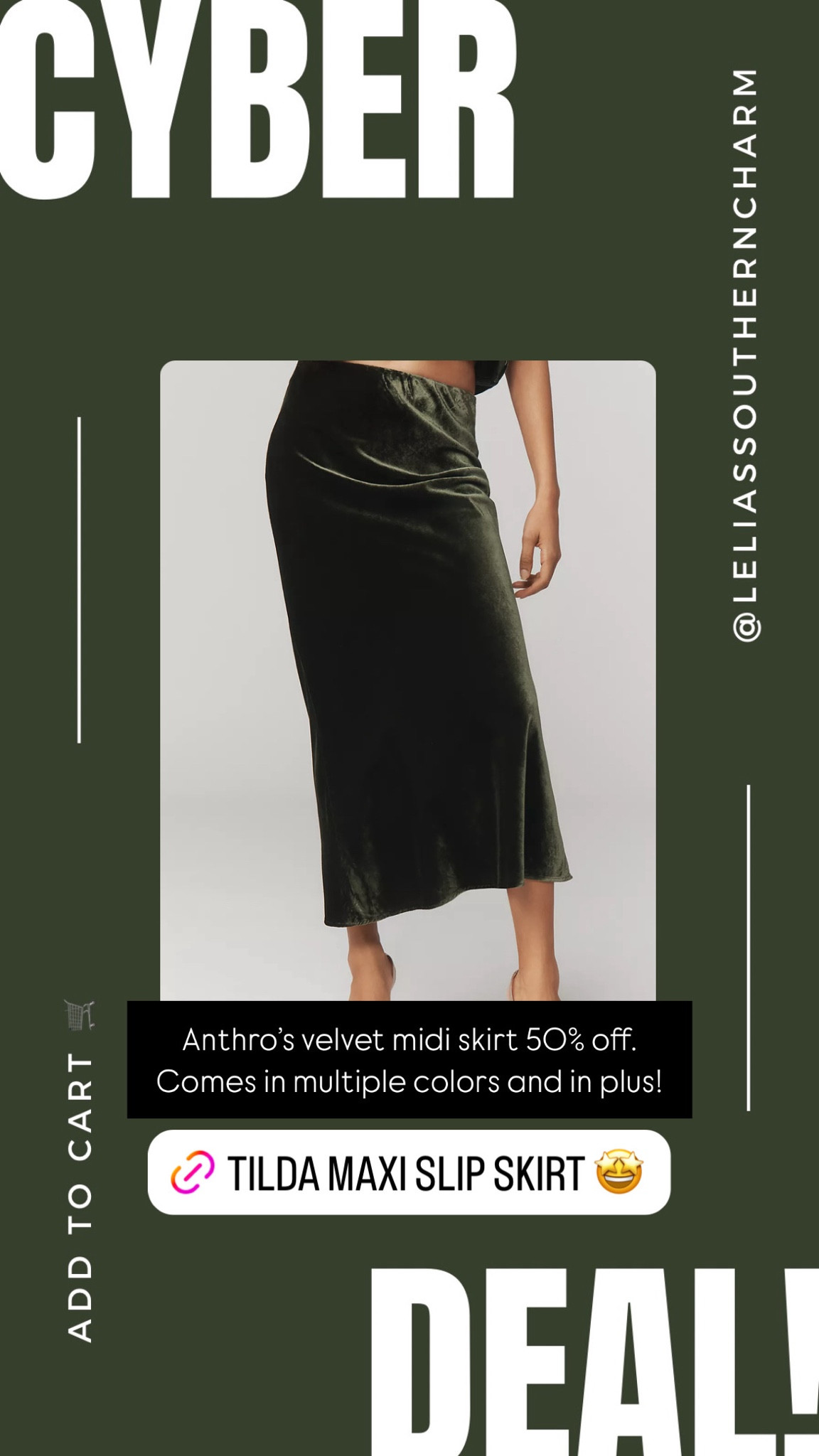 Midi velvet skirt from Anthropologie 50% off! 

#LTKSaleAlert #LTKHoliday #LTKCyberWeek