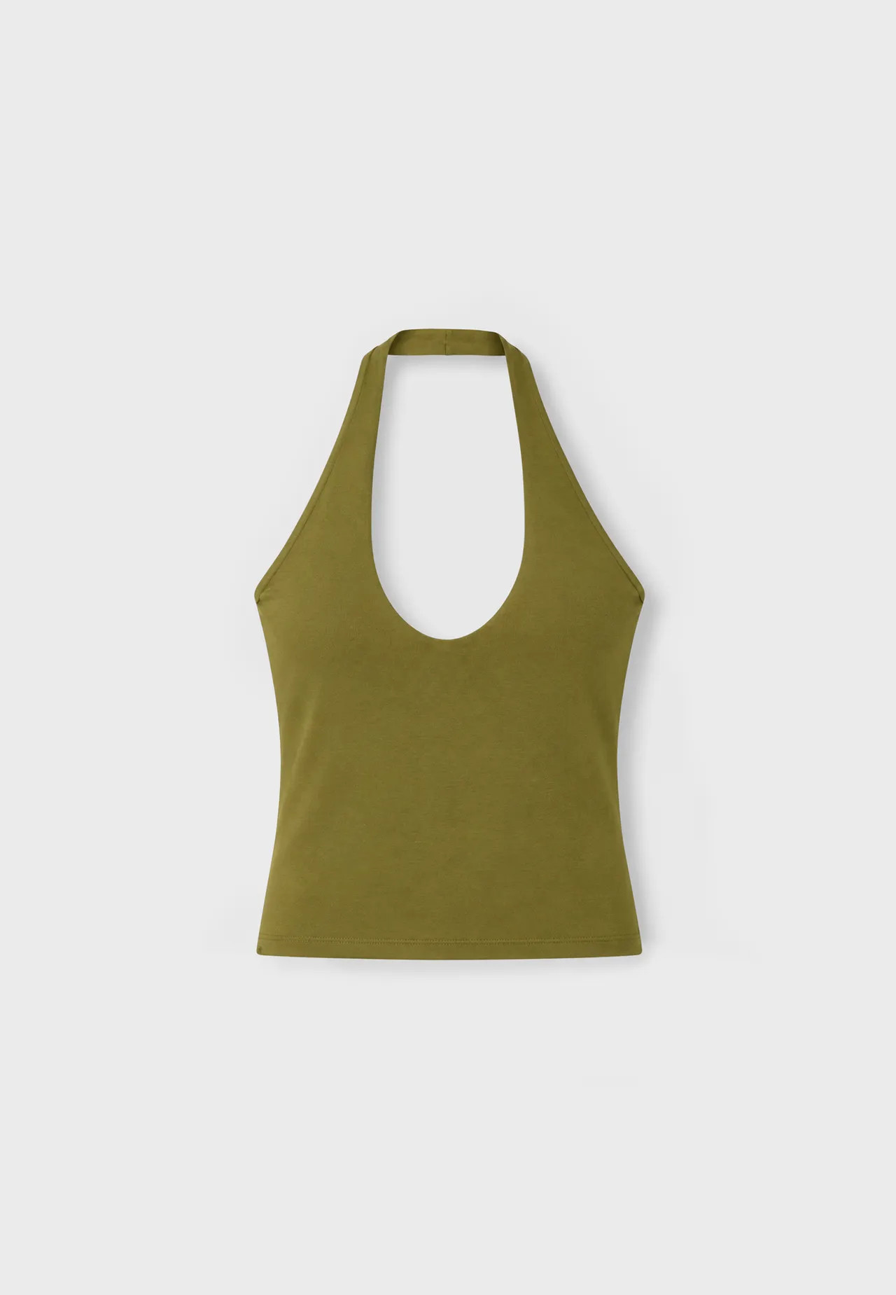 Basic halter top | Stradivarius (UK)