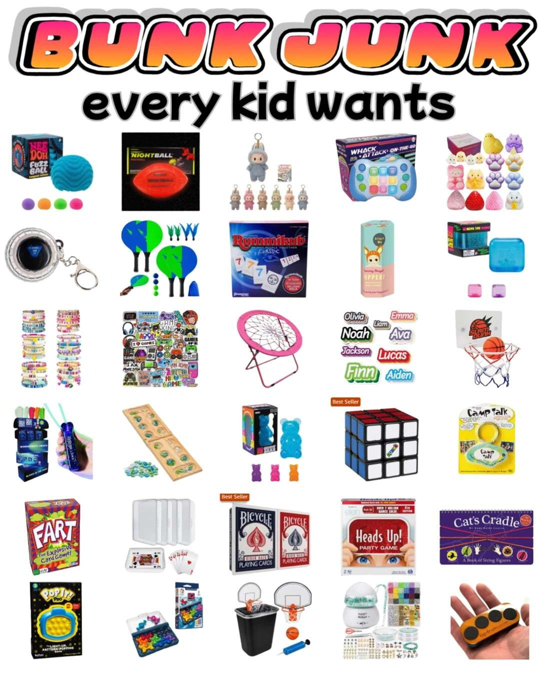 SAVE THIS POST for visiting day. 
Every hot toy and game you can think of for all their "free" 😂 time
These make great bunk gifts or gifts to bring up on visiting day.  

 #LTKmomlife #LTKTravel #LTKKids