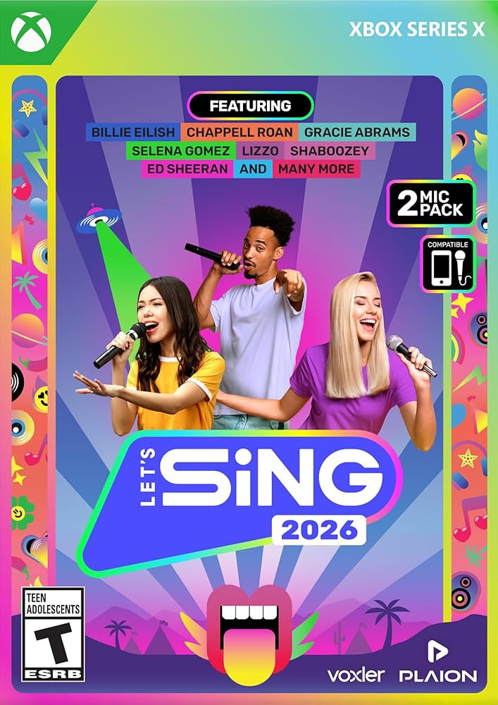 Let’s Sing 2026 + 2 Mics - Xbox Series X | Amazon (US)