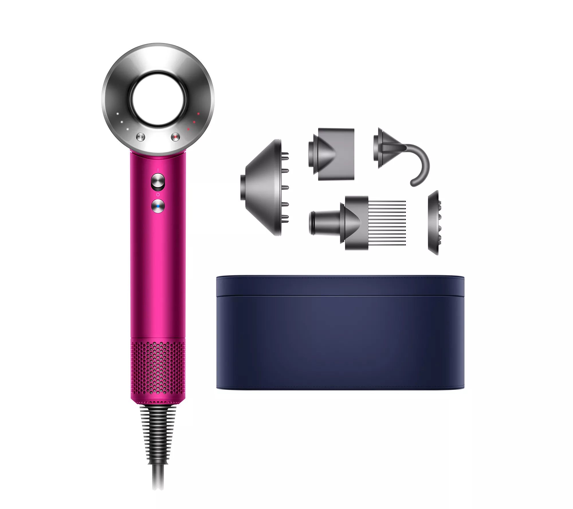 Dyson Supersonic Hairdryer with Attachments and Hard Case - QVC.com | QVC