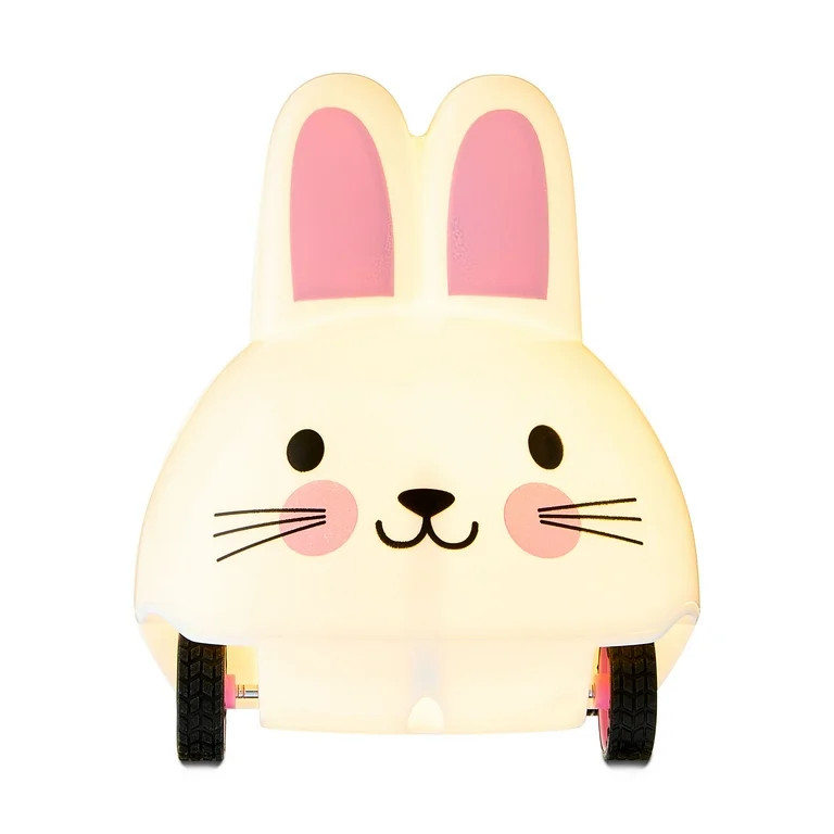 Light-Up Bunny Car, White, 4", Easter by Way To Celebrate | Walmart (US)