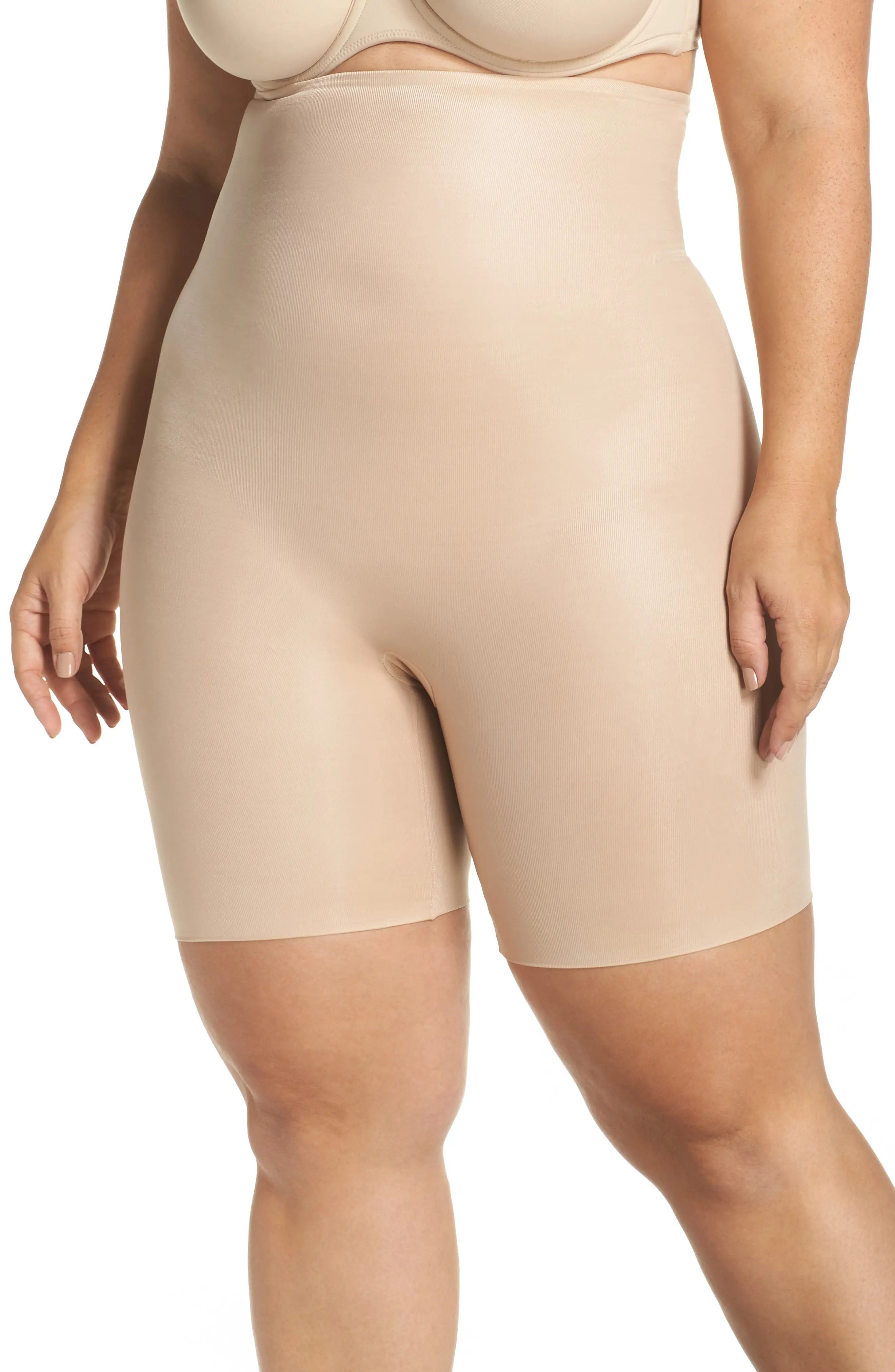 SPANX® Power Conceal-Her High Waist Shaping Shorts (Plus Size) | Nordstrom