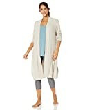Beyond Yoga Brushed Hacci High Slits Long Duster, Oatmeal Heather, X-Small | Amazon (US)