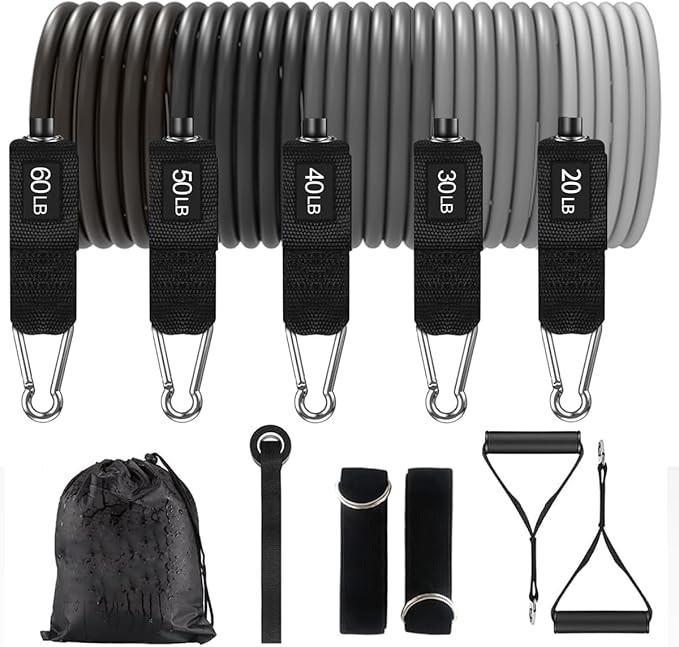 WHATAFIT Resistance Bands, Exercise Bands，Resistance Bands for Working Out, Work Out Bands with... | Amazon (US)