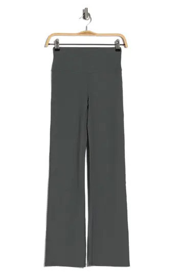 Z by Zella Perform Rib High Waist Bootcut Leggings in Green Urban at Nordstrom Rack, Size X-Small | Nordstrom Rack