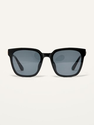 Black Square-Frame Sunglasses for Women | Old Navy (US)