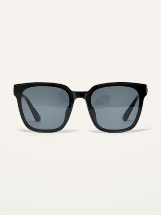 Black Square-Frame Sunglasses for Women | Old Navy (US)