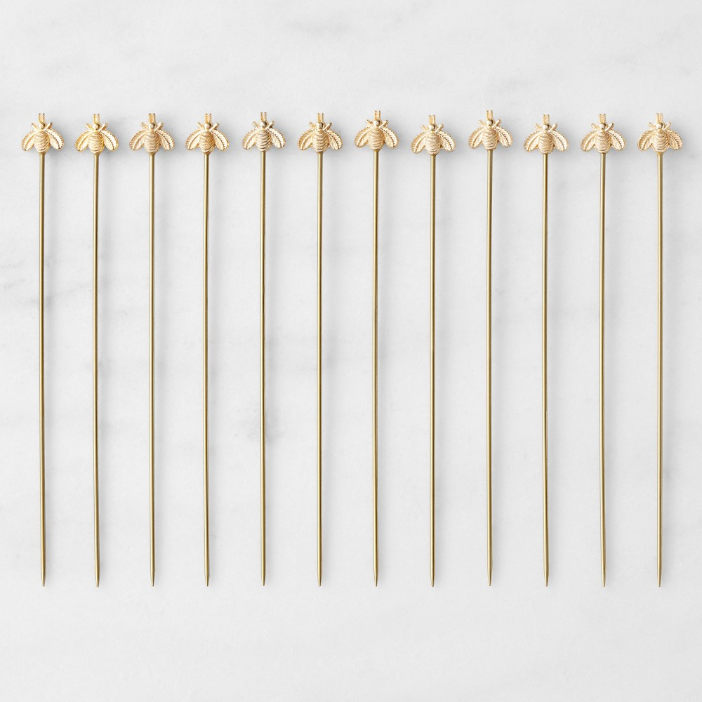Honeycomb Charcuterie Picks, Set of 12 | Williams-Sonoma