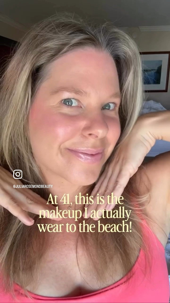 Anyone else used to wear a full face of makeup to the beach like me...😅 Now, I’ve found the sweet spot.

Just four products:
☀️ Tinted moisturizer with SPF @colorescience 
🌸 Cream blush @armanibeauty 
💋 Lip balm @jonesroadbeauty 
✨ Brow pencil @nyxcosmetics 

Enough to feel polished, but still like me. Lightweight, easy to apply, and perfect for a day in the sun.

One thing I’ve learned as a makeup artist (and as a woman in my 40s): makeup doesn’t have to be complicated to make you feel confident. Sometimes less really is more.

Tell me—are you a full-face-at-the-beach kind of gal, or do you keep it simple?

Save this for your next beach day, and follow along for easy, everyday makeup tips for women 35+! 💛

#MakeupOver35 #Over40Beauty #BeachMakeup #SimpleMakeup #EverydayMakeup CreamBlush GlowySkin MakeupArtist MidlifeBeauty LessIsMore MakeupTips WomenOver35

#LTKgrwm #LTKmorningroutine #LTKOver40