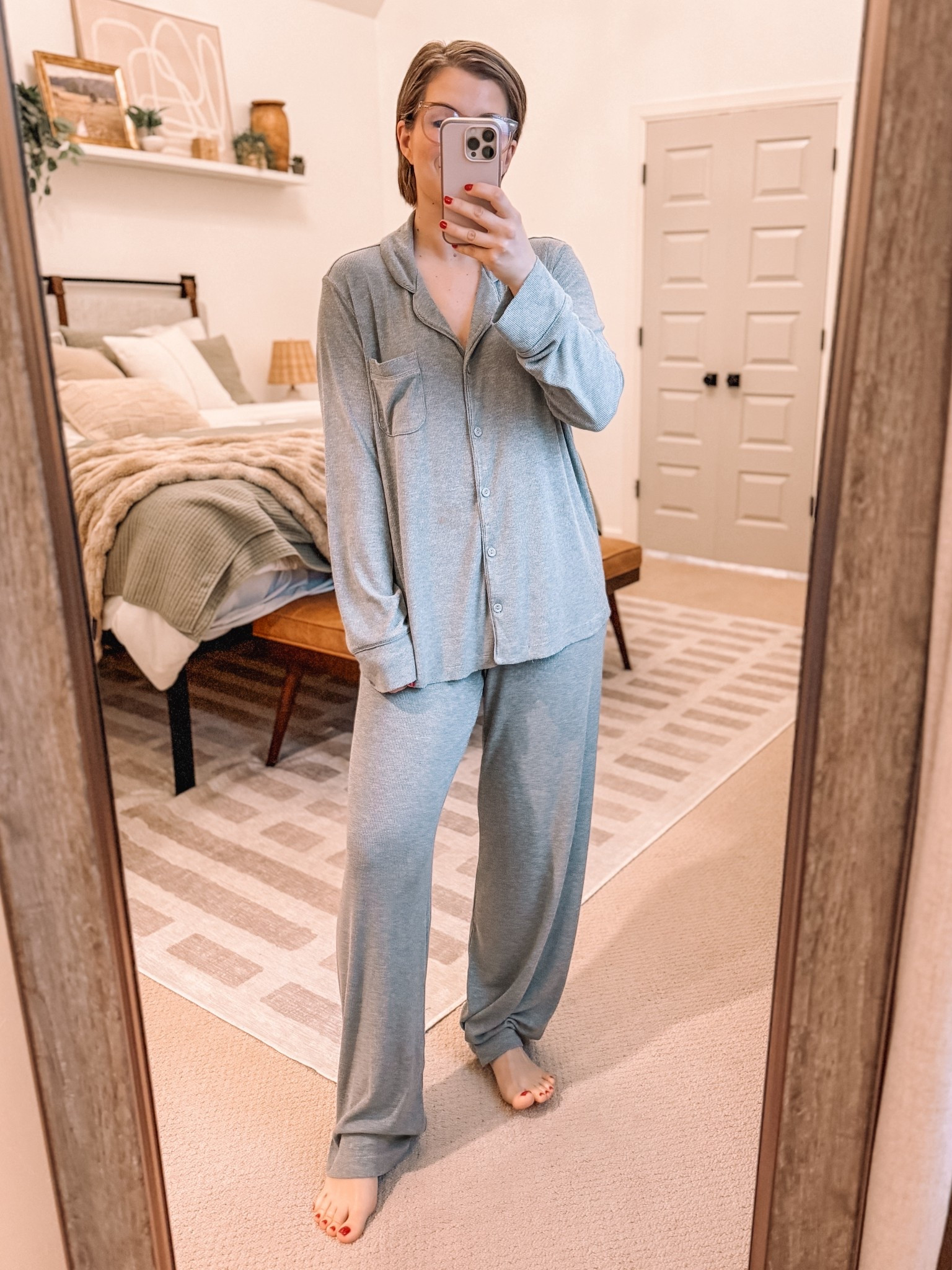 Comfiest skims pj’s 30% off today and come in Christmas print too! 

#LTKCyberWeek #LTKHoliday #LTKSeasonal