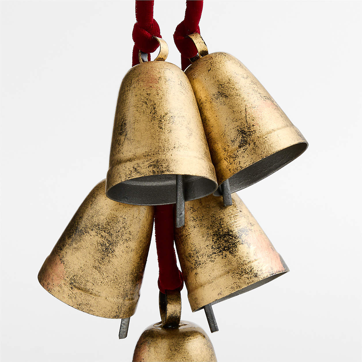 Brass Bell Holiday Door Swag + Reviews | Crate & Barrel | Crate & Barrel