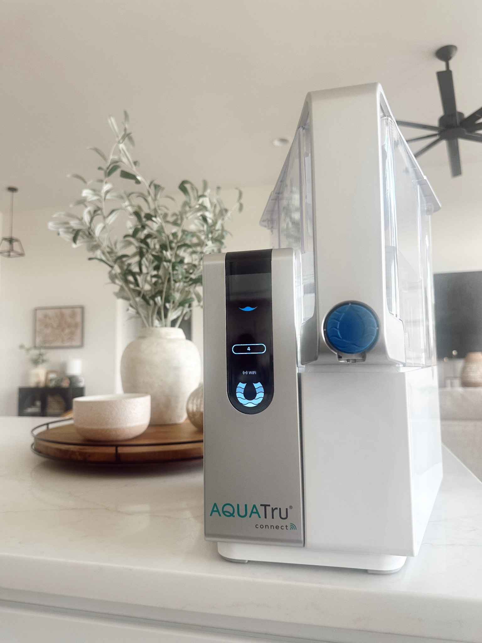 My absolute favorite reverse osmosis water purification system! Connects to your phone too! 