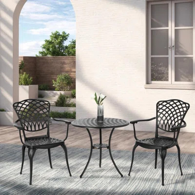 Elegant Outdoor Bistro Set | Wayfair North America