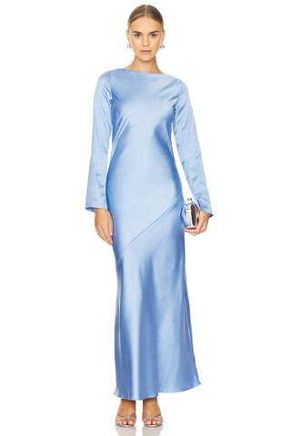 Gramercy Maxi Dress in Steel Blue | Revolve Clothing (Global)