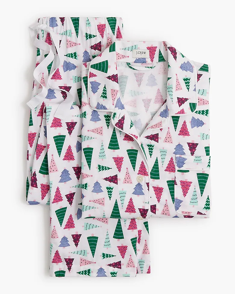 Long-sleeve flannel pajama set | J.Crew Factory