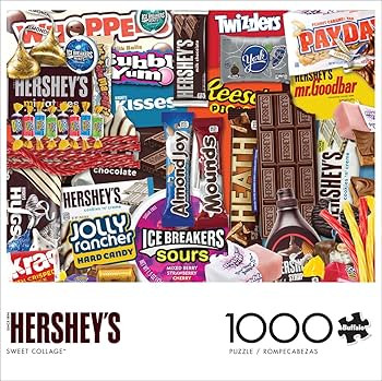 Buffalo Games - Hershey - Sweet Collage - 1000 Piece Jigsaw Puzzle for Adults Challenging Puzzle ... | Amazon (US)