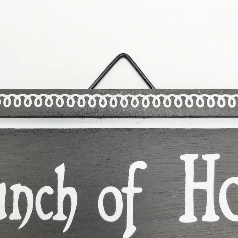 Halloween Hocus Pocus Black MDF Wall Decoration, 13 in x 0.5 in x 3.1 in, by Way To Celebrate | Walmart (US)