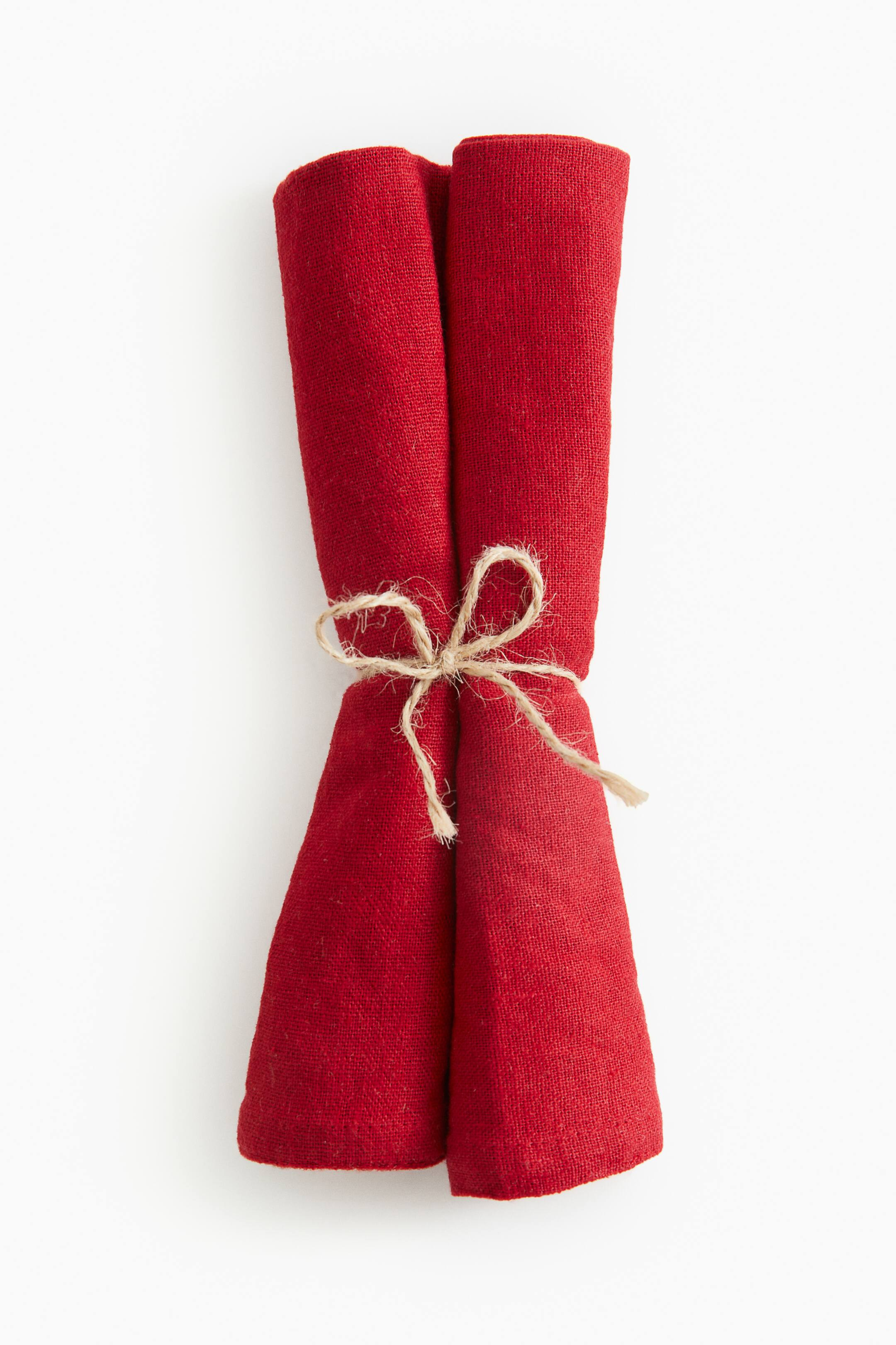 2-pack Linen-blend Napkins | H&M (US + CA)