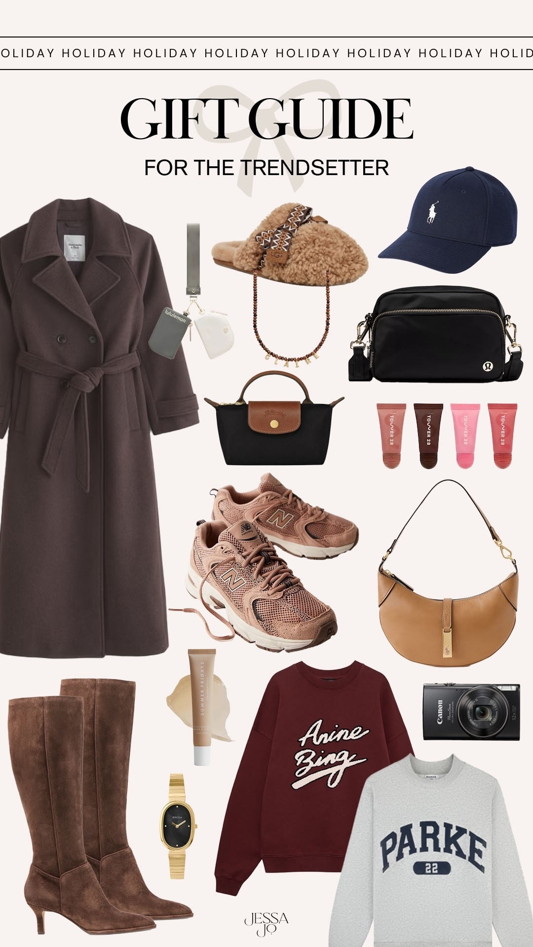 Gifts for the trendsetter | holiday gift guide | gift ideas for the trendy girl | holiday gift ideas for her | Christmas gift ideas for her | boujee gifts for women 

#LTKGiftGuide #LTKStyleTip #LTKHoliday