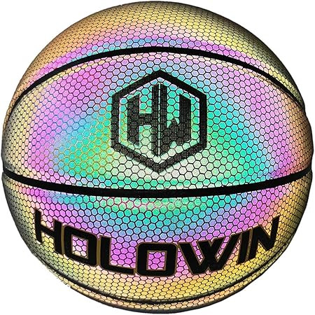 HOLOWIN Reflective Glowing Holographic Luminous Basket Ball for Night Game, Perfect HoloHoops Gif... | Amazon (US)