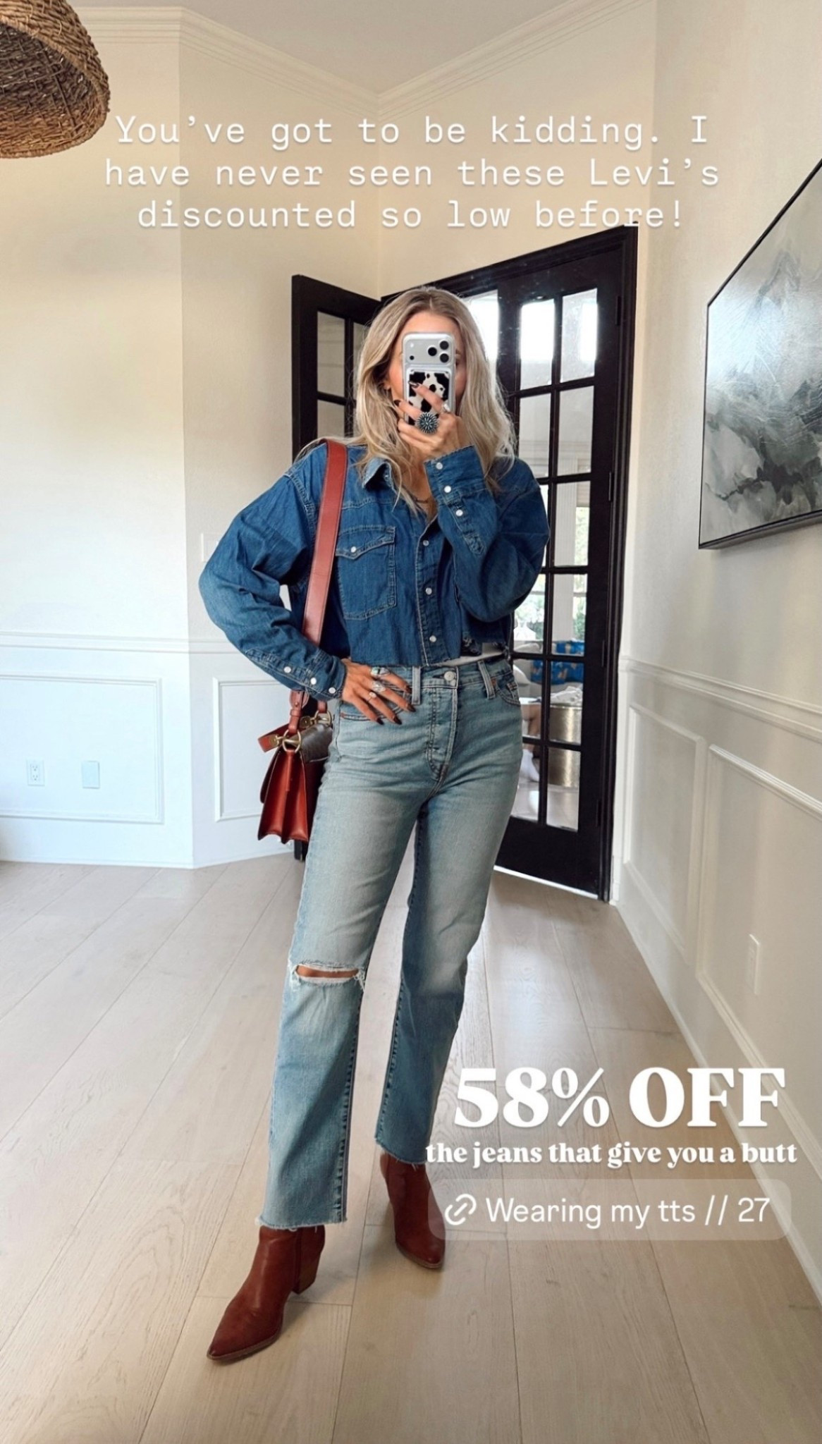 🤍 58% OFF You’ve got to be kidding. I have never seen these Levi’s discounted so low before! the jeans that give you a butt 🍑 

#LTKgrwm #LTKootd #LTKSaleAlert