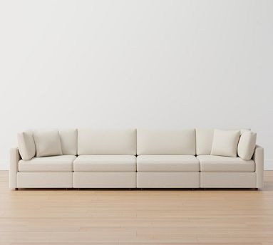 Modular Square Arm Upholstered Sofa | Pottery Barn (US)