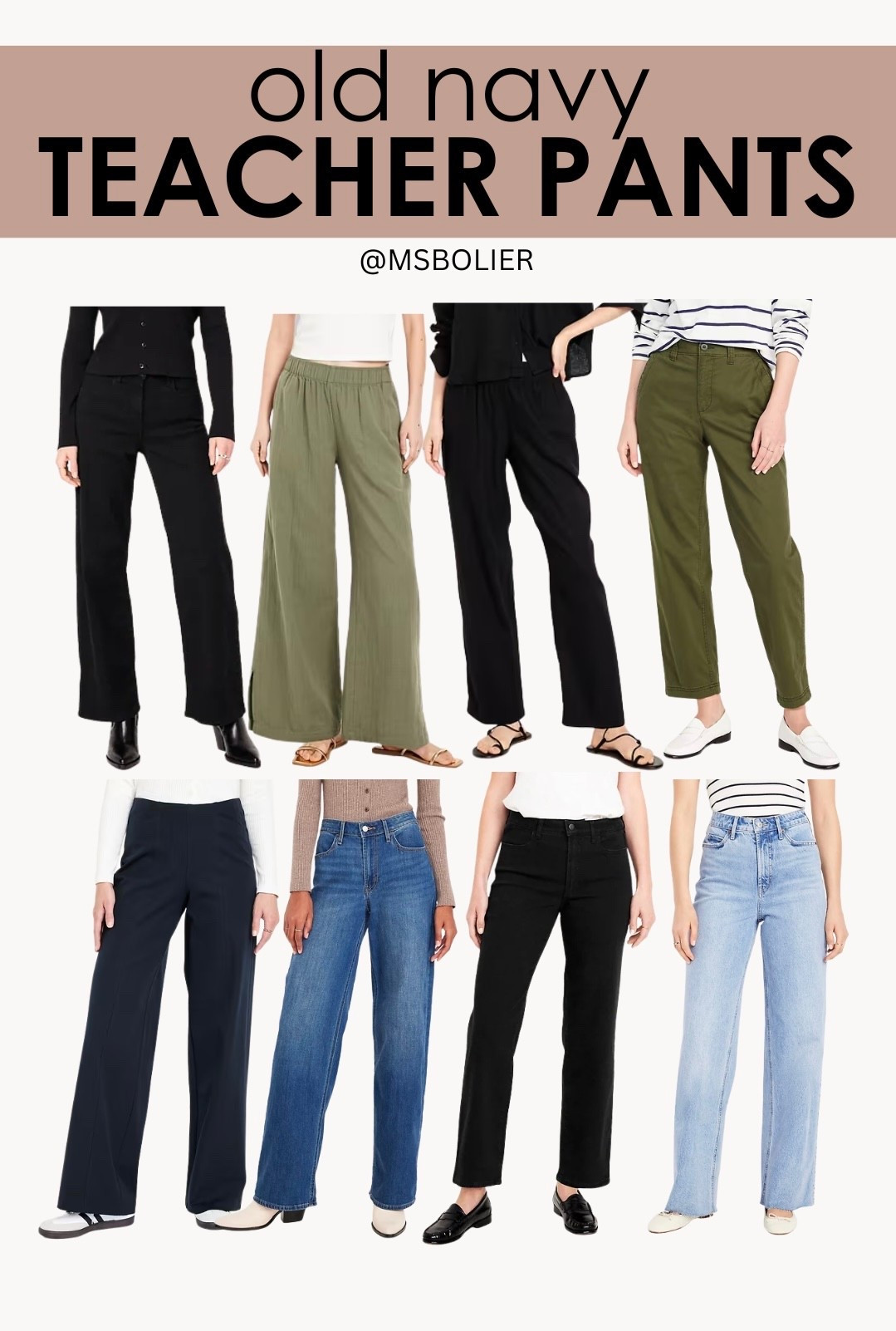 teacher pants from old navy!!! 

| teacher pants | teacher outfit | teacher fashion |  
