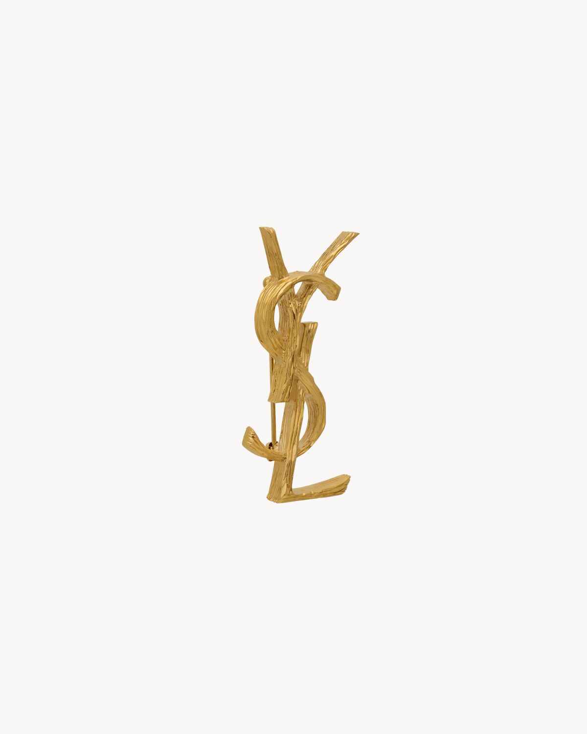 cassandre brooch in metal | Saint Laurent Inc. (Global)