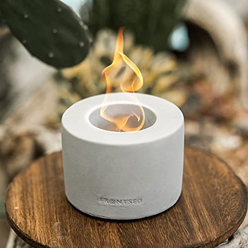 Tabletop Rubbing Alcohol Fire Pit, Portable Tabletop Fireplace Concrete Bowl, Outdoor Indoor Etha... | Amazon (US)
