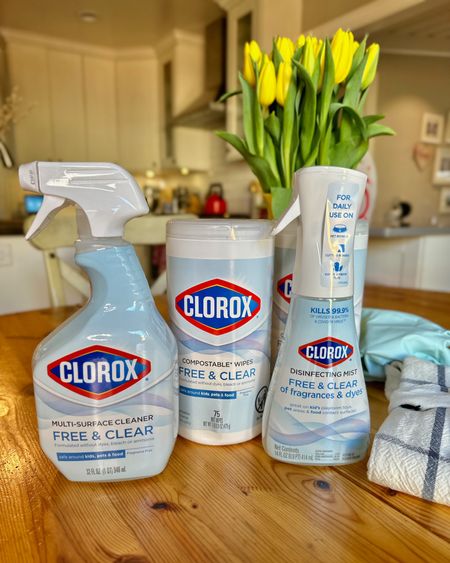 A Clorox clean is the only clean I've ever trusted. I've used Clorox products for as long as I can remember.  I am so excited for this line of Clorox Free & Clear products!  Clorox Free & Clear comes in Compostable* Wipes, Disinfecting Mist and  Multi-Surface Cleaner.  You can find these products and more @Target and below.  #Clorox #CloroxDisinfectingMist #target #targetpartner #ad @Clorox @Target  Use as directed (*for home composting only)

#LTKhome #LTKfamily #LTKFind