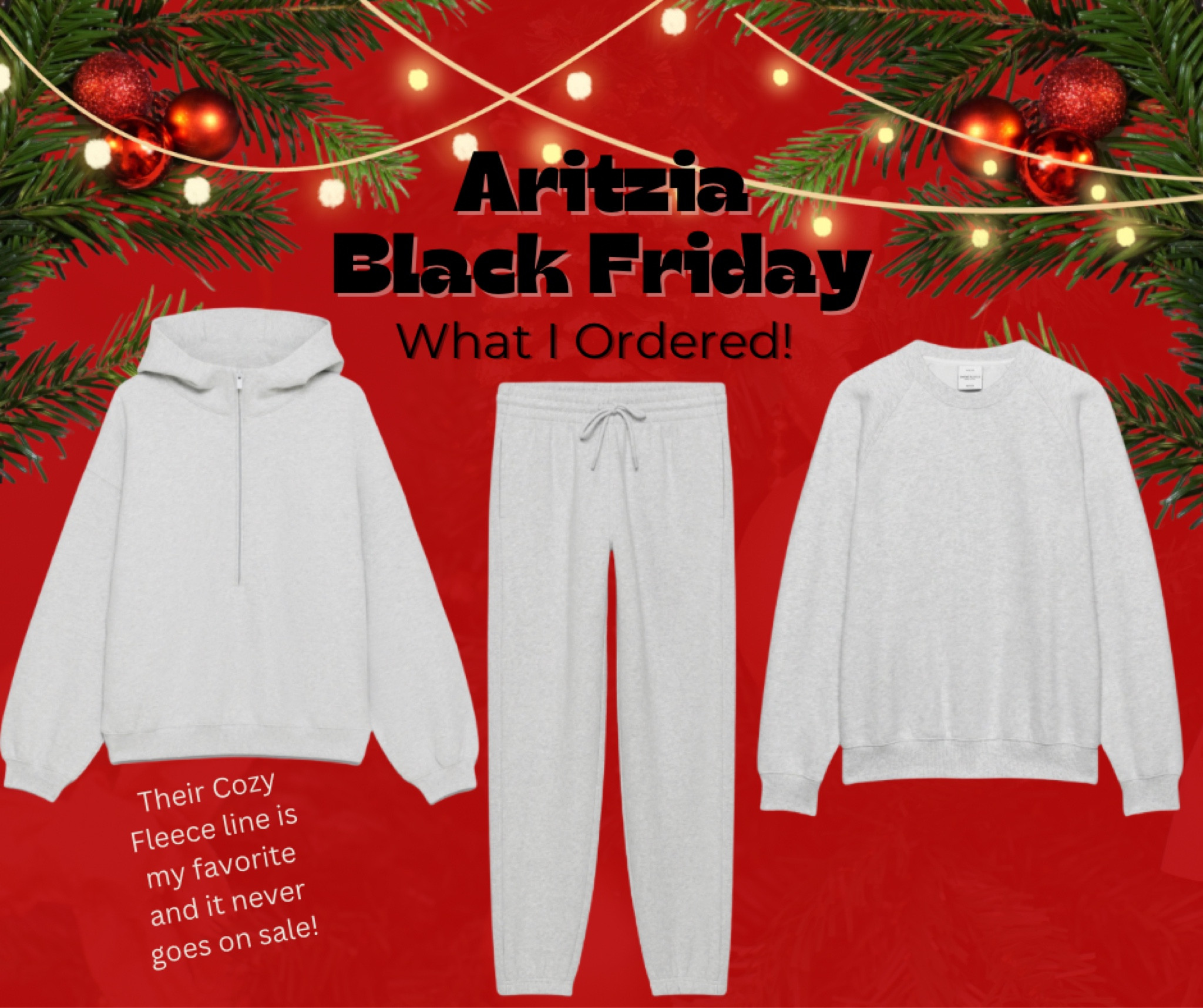 Aritzia matching sets gray sweats gift ideas for her gift guide for teens

Everyone loves a good matching set! Aritzia Cozy Fleece rarely goes on sale, so grab a set for yourself and one to gift! Comes in SO many styles and colors!! 💕🎀

#LTKGiftGuide #LTKCyberWeek #LTKStyleTip