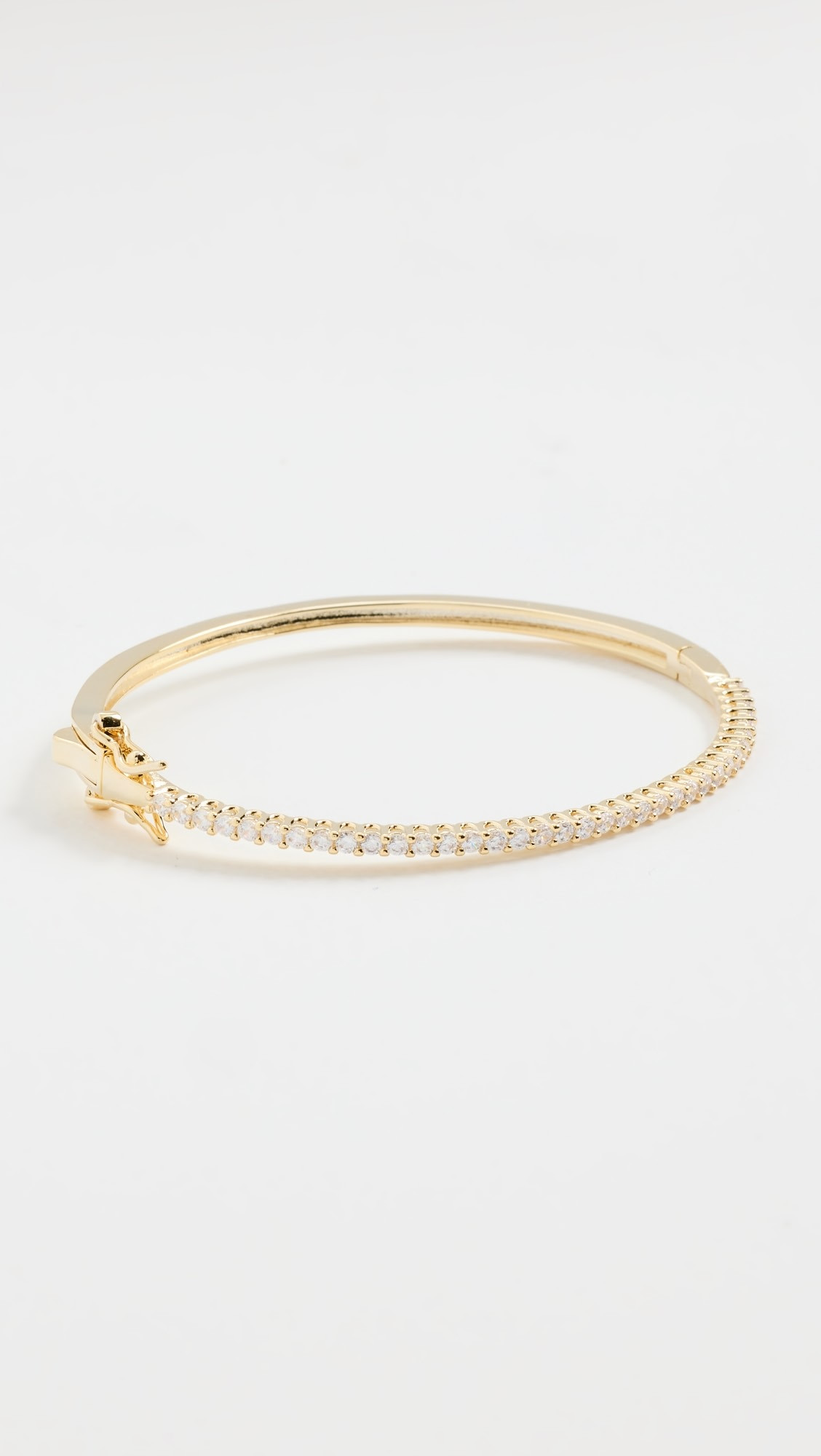 By Adina Eden Cubic Zirconia Tennis Bangle Bracelet | Shopbop | Shopbop