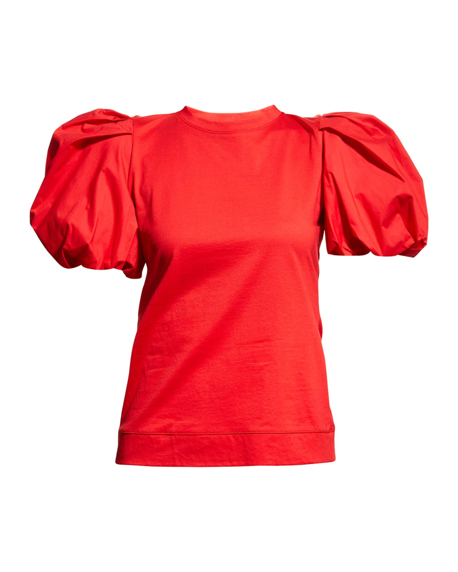 MeimeiJ Puff-Sleeve T-Shirt | Neiman Marcus